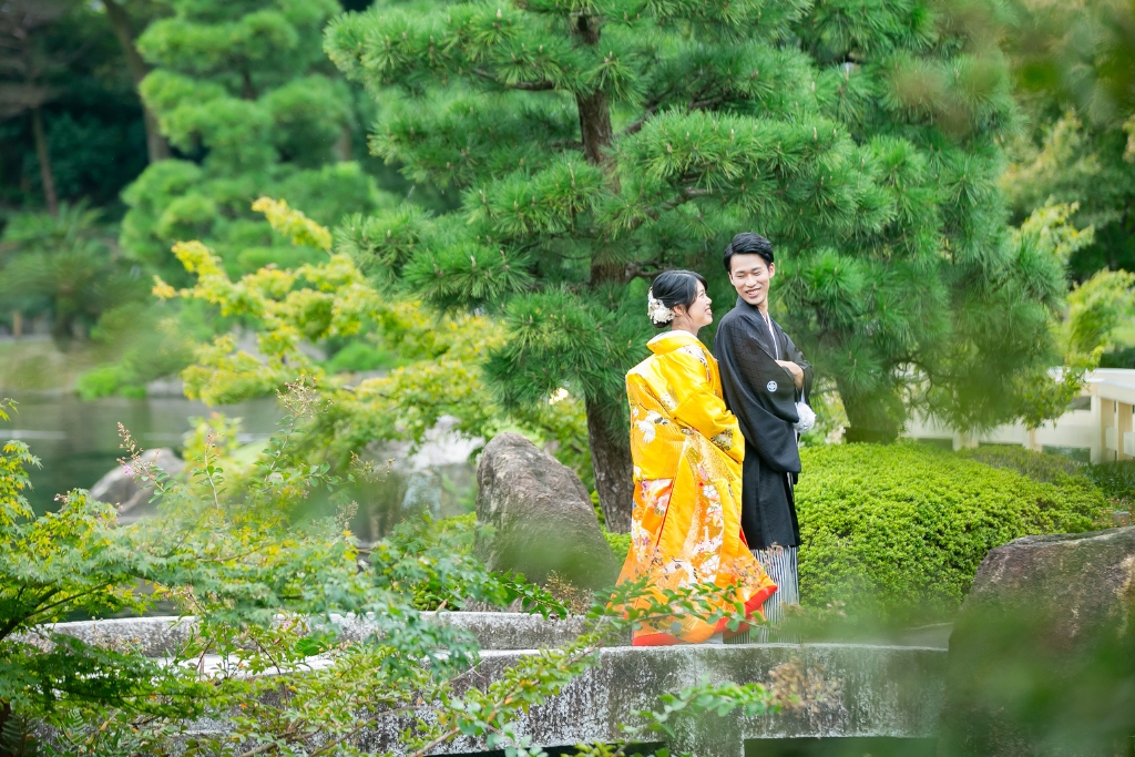 徳川の名が響く伝統の日本庭園で交わす永遠の約束を♡